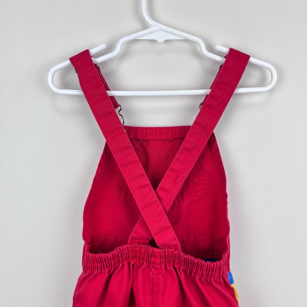 Vintage OshKosh B'gosh Color Block Shortalls 7 USA - Picture 9 of 14